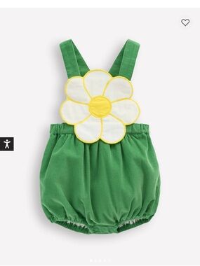 Baby Boden Novelty Bubble Romper Sapling Green